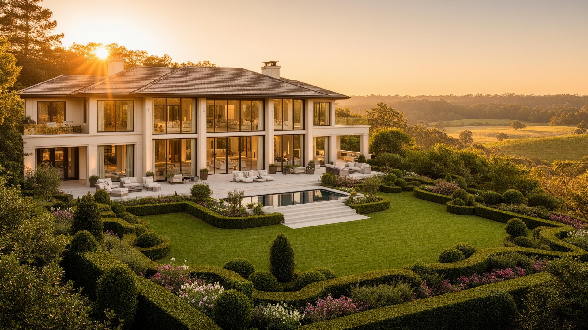 Modern luxury estate